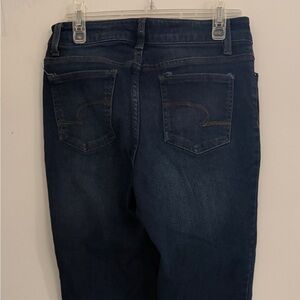 Time and Tru Dark Blue Straight Leg Jeans